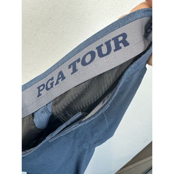 Nike Golf Tour Performance Golf Shorts Men's 32 Blue Crosshatch *DRI-FIT* - Picture 5 of 6